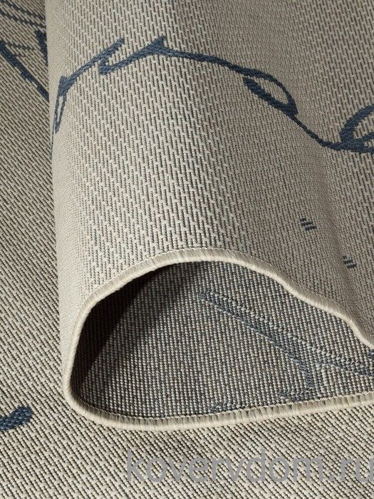 Ковер- циновка COTTAGE 4527 9A01wool blue